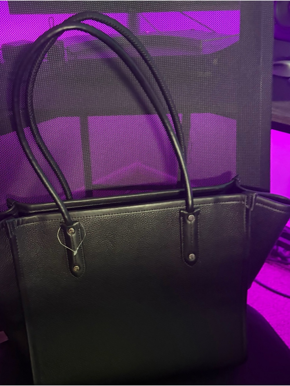 kate spade Black pebble leather  Tote Bag NWT - Picture 3 of 6
